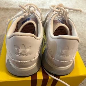 White adidas sneakers